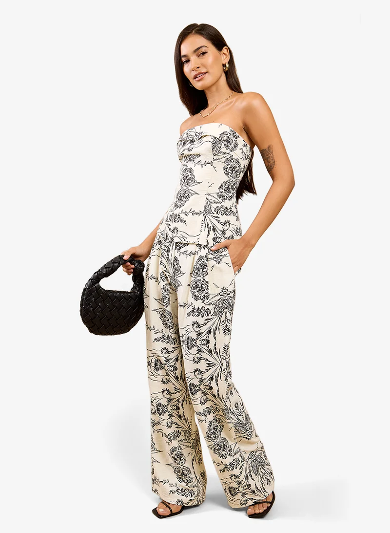 Little Mistress  Mono Wide Trouser for Women | Best Price UAE